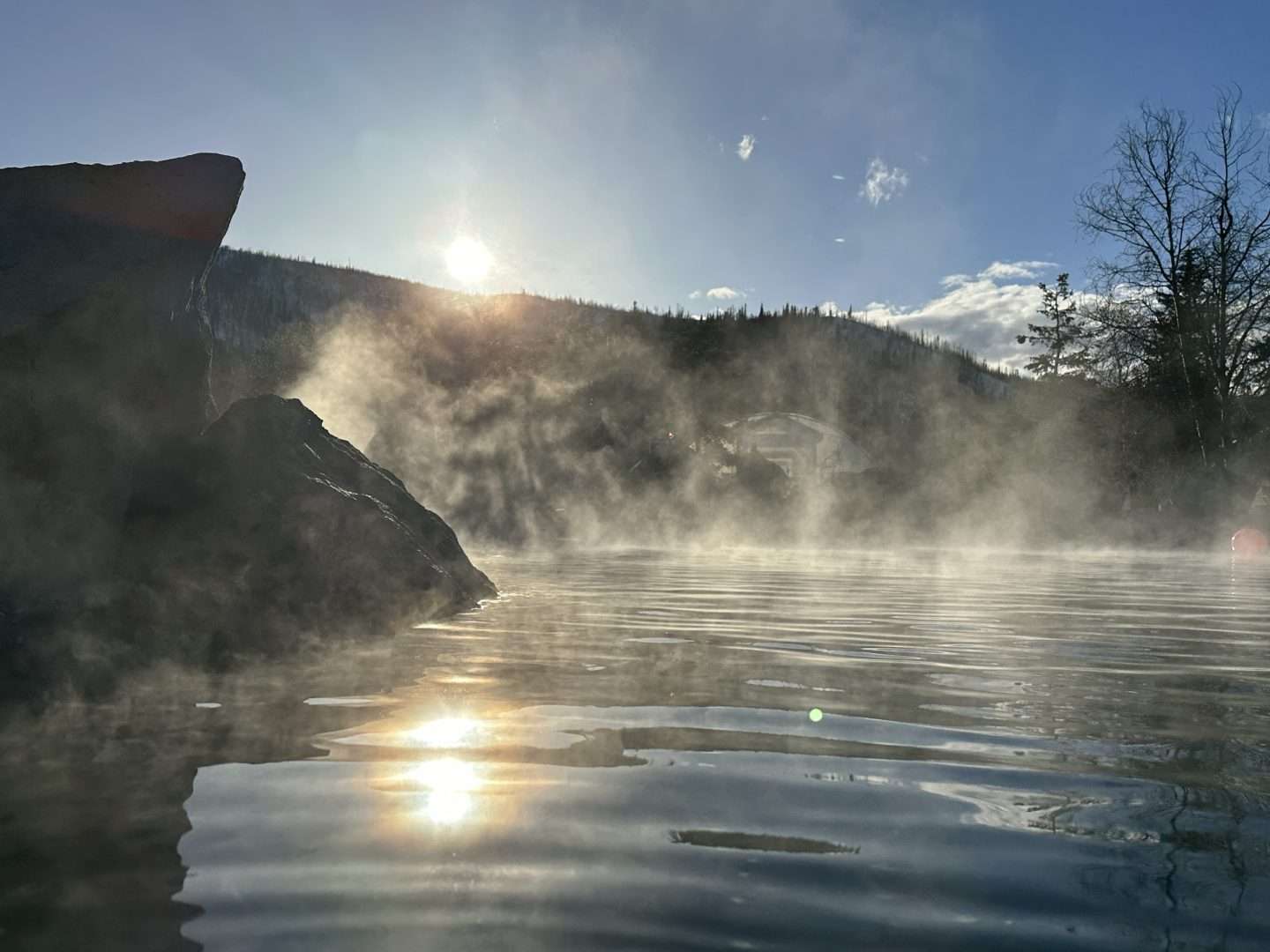 chena resort hot spring lake