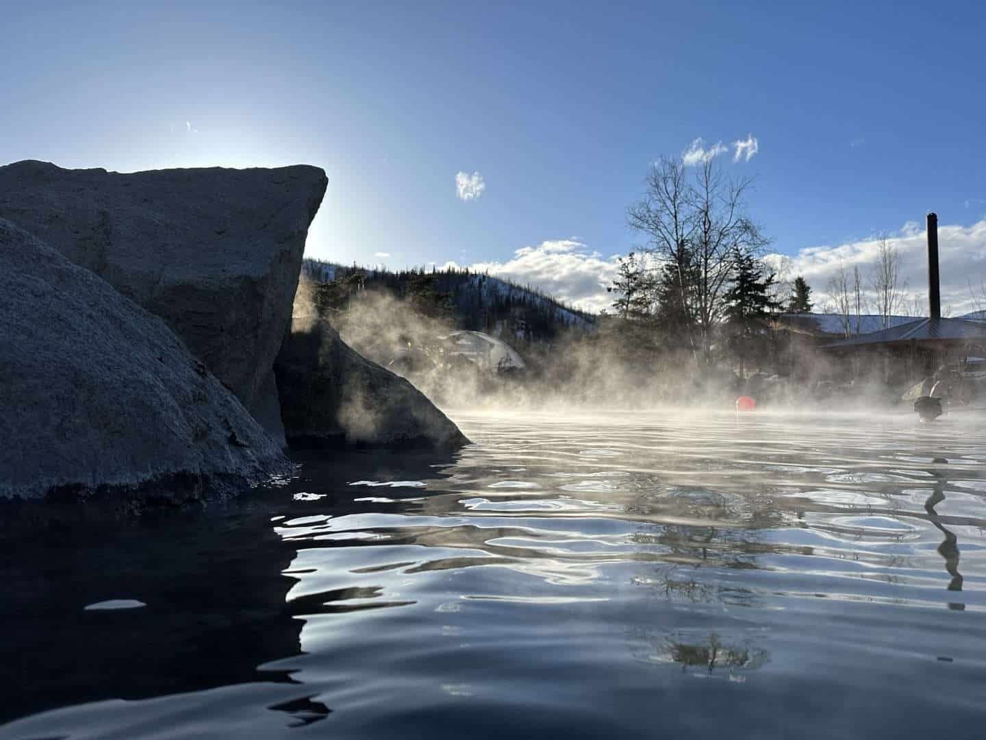 chena hot springs resort lake