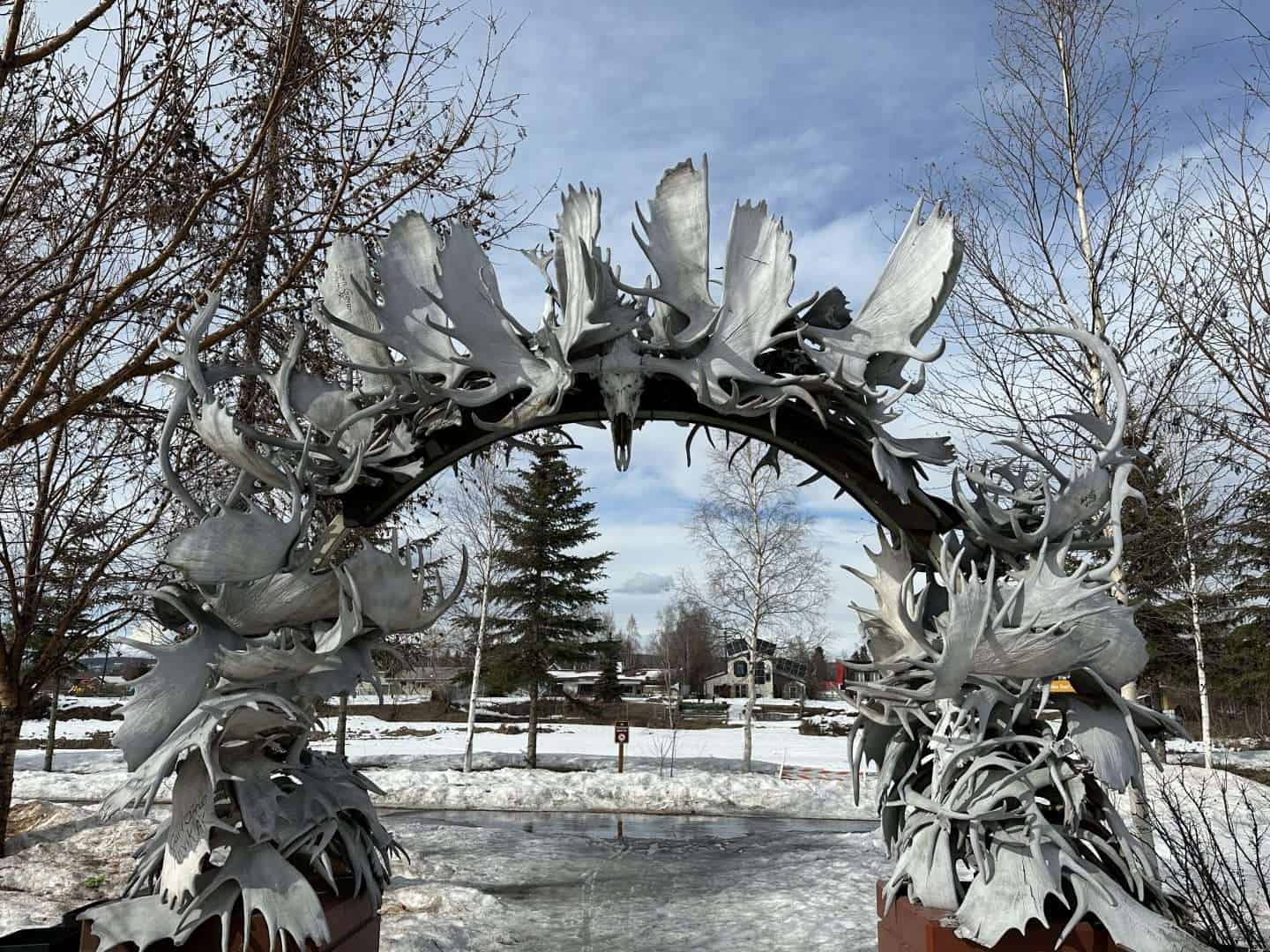 fairbanks antler arch