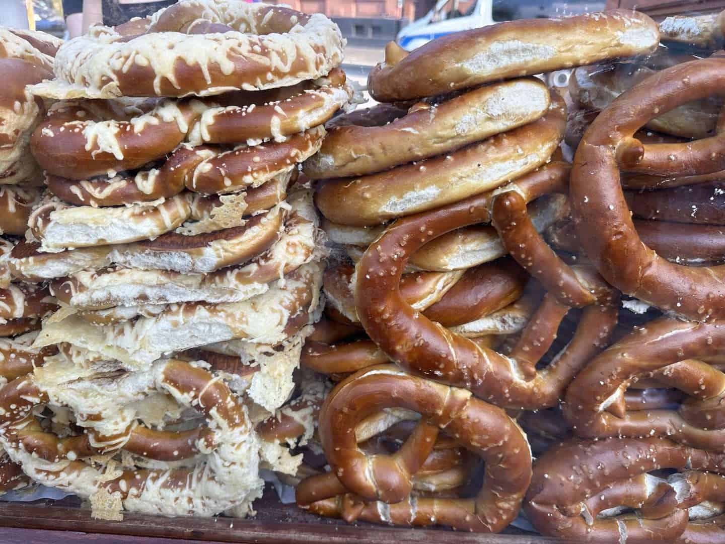 pretzels - one day in frankfurt germany