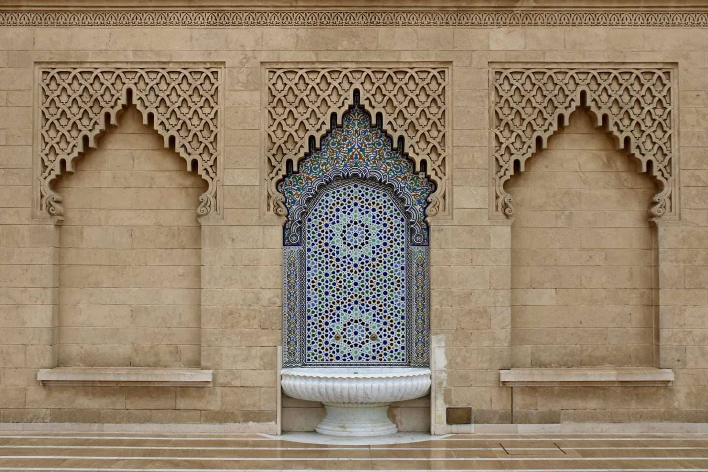 Hassan Mosque fountain - Rabat, Morocco
