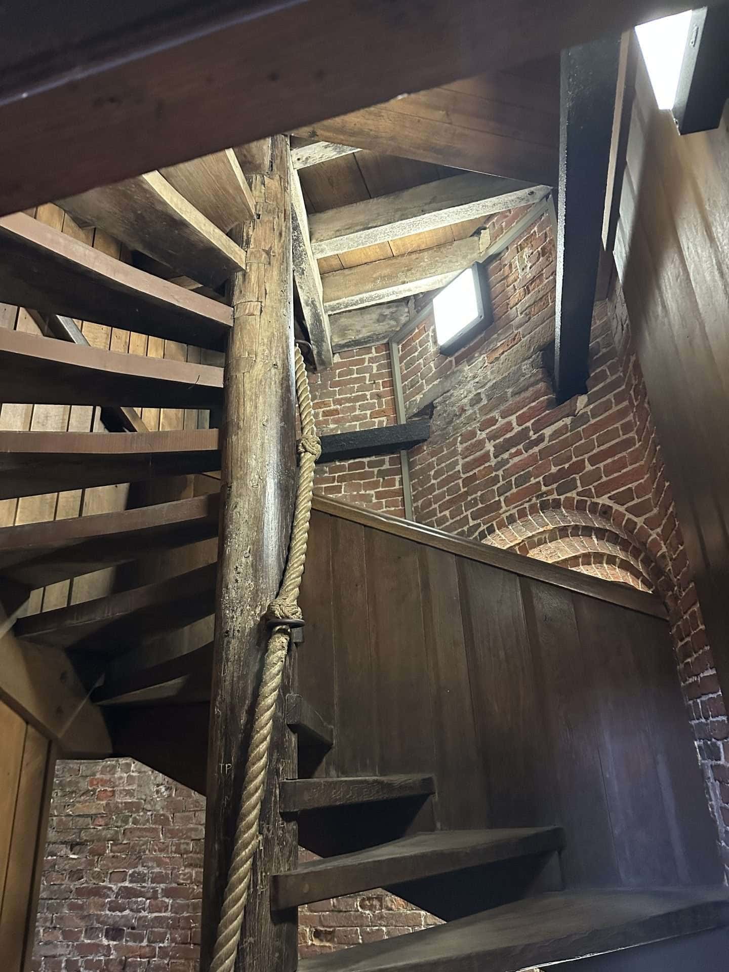 bruges belfort stairway