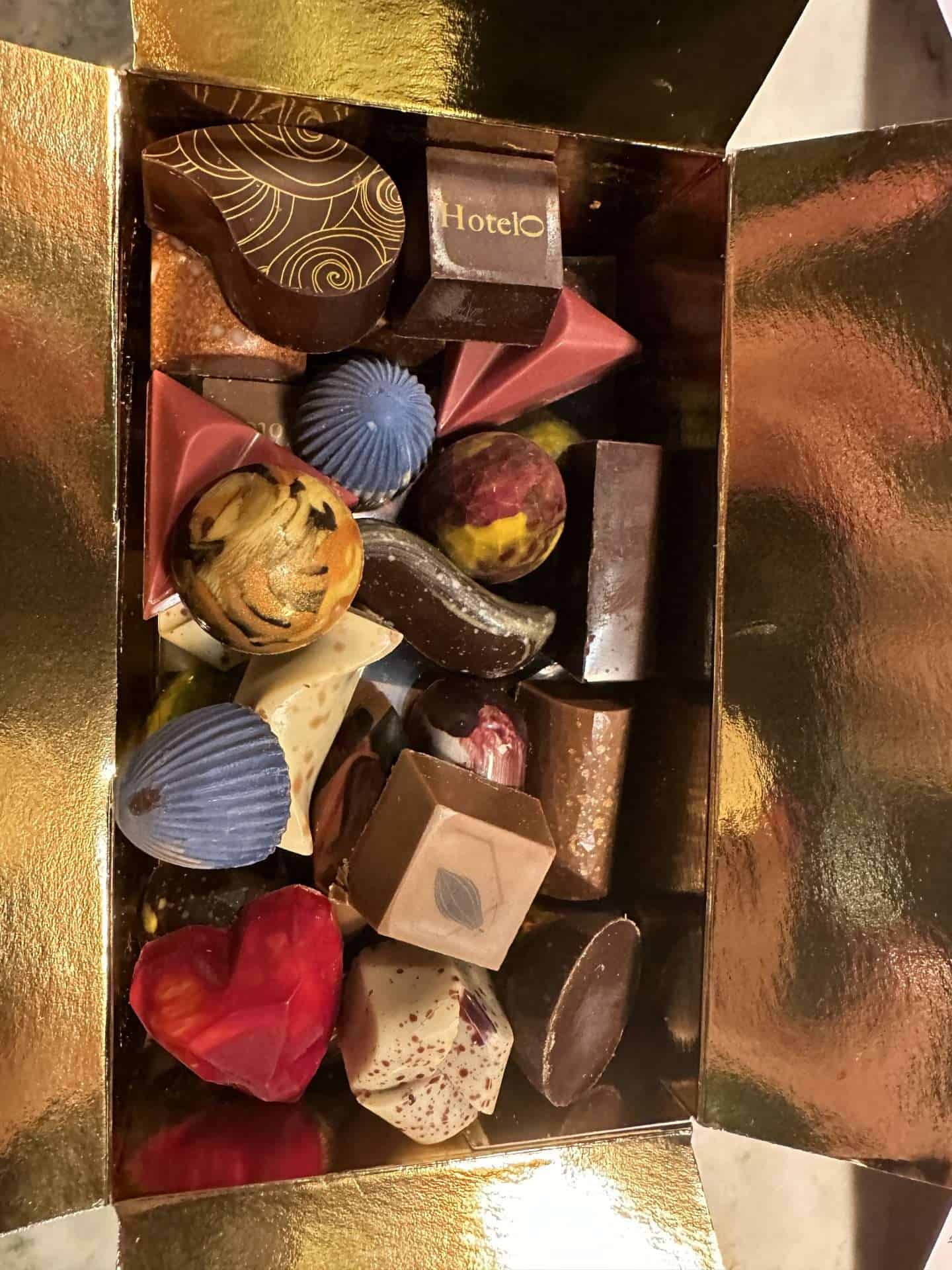 belgian chocolate sampler box
