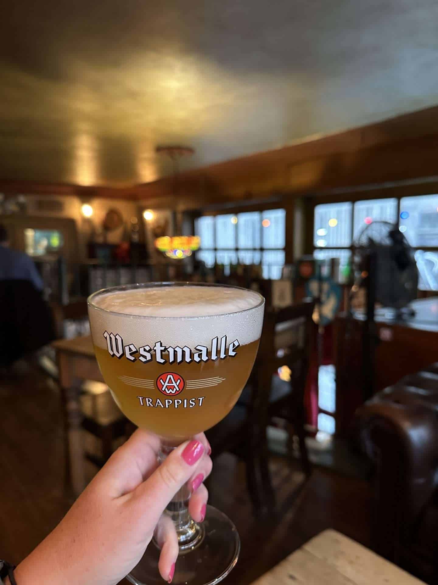 westmalle trappist in Antwerp pub