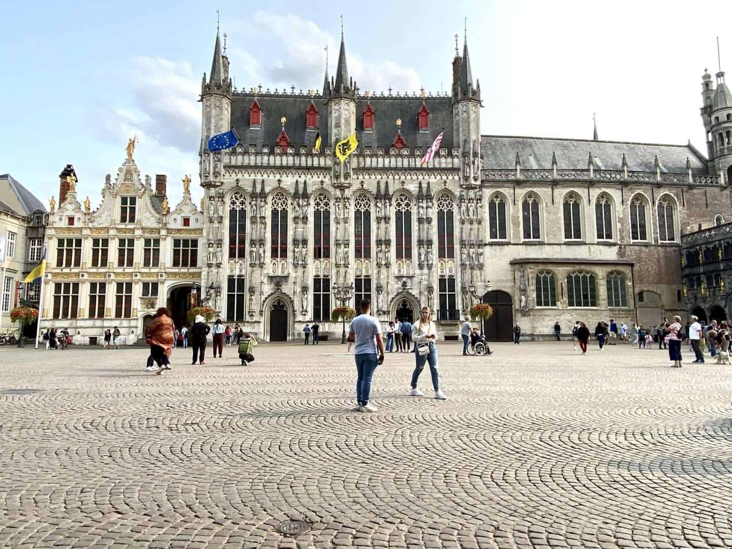 bruges city hall on de burg
one day in bruges