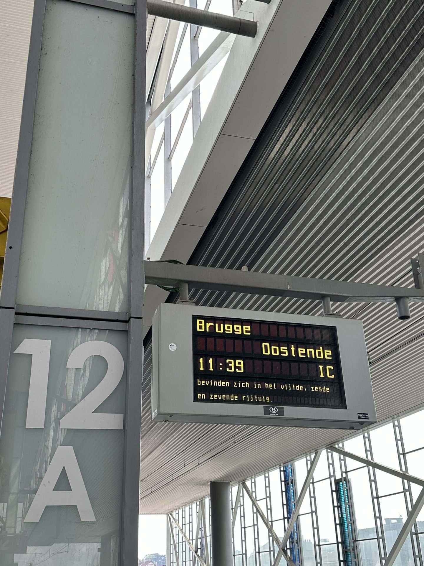 train from ghent to brugge
one day in bruges belgium