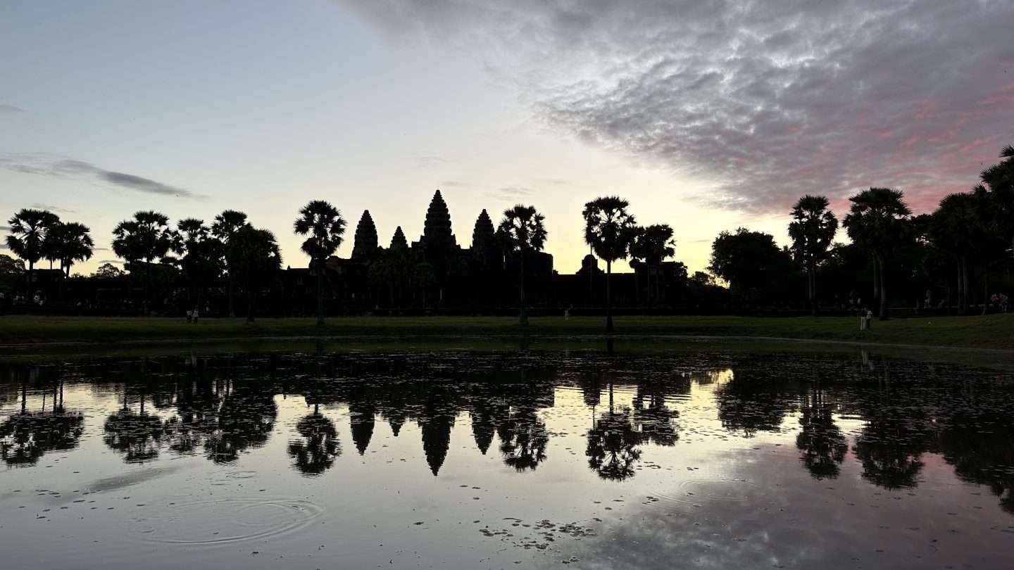 visiting cambodia: angkor wat sunrise
siem reap, cambodia