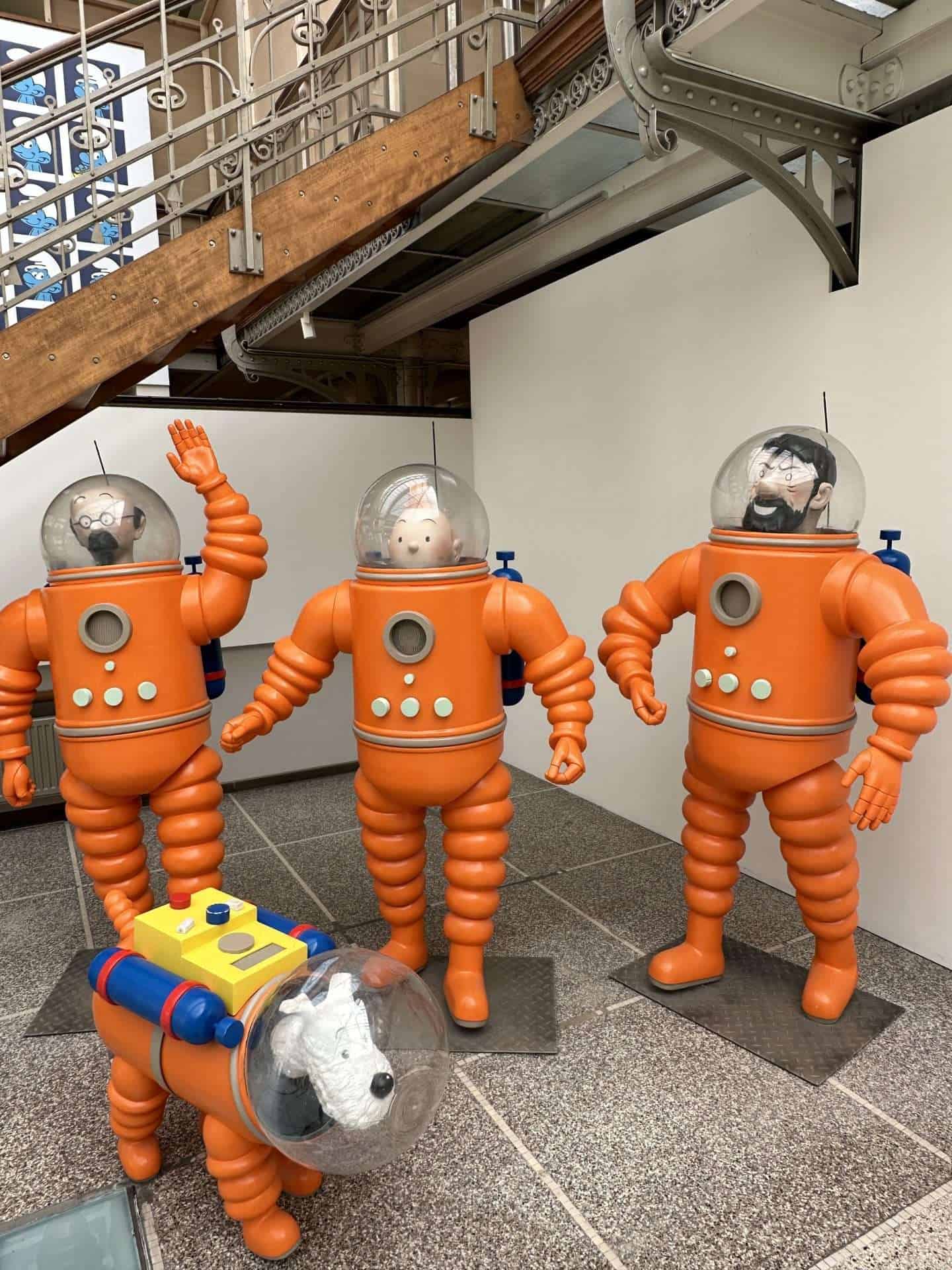 Tin Tin Astronauts Comic Strip Museum Brussels, Belgium