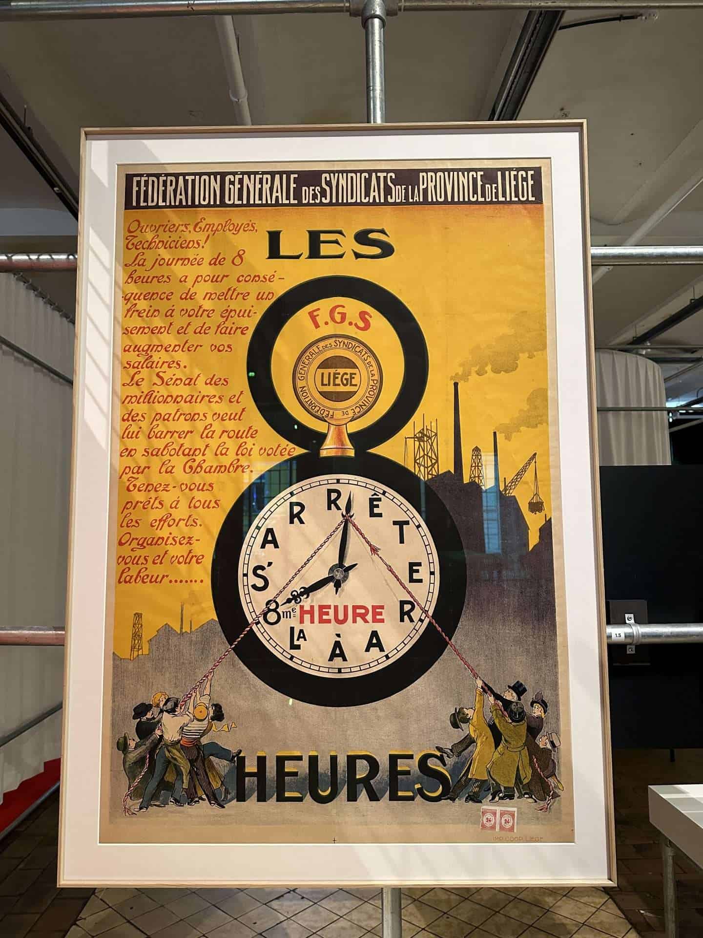 Graphic Poster - Les Heures
Industrie Museum Ghent, Belgium