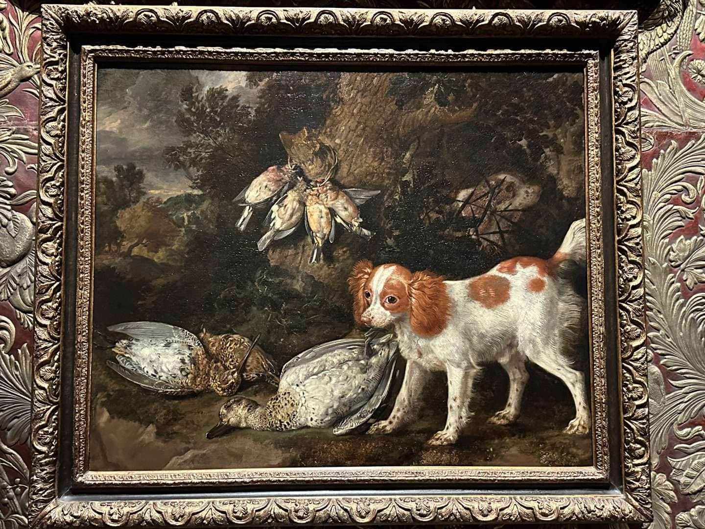 painting of hunting scene Mayer Van Den Bergh Museum Antwerp, Belgium