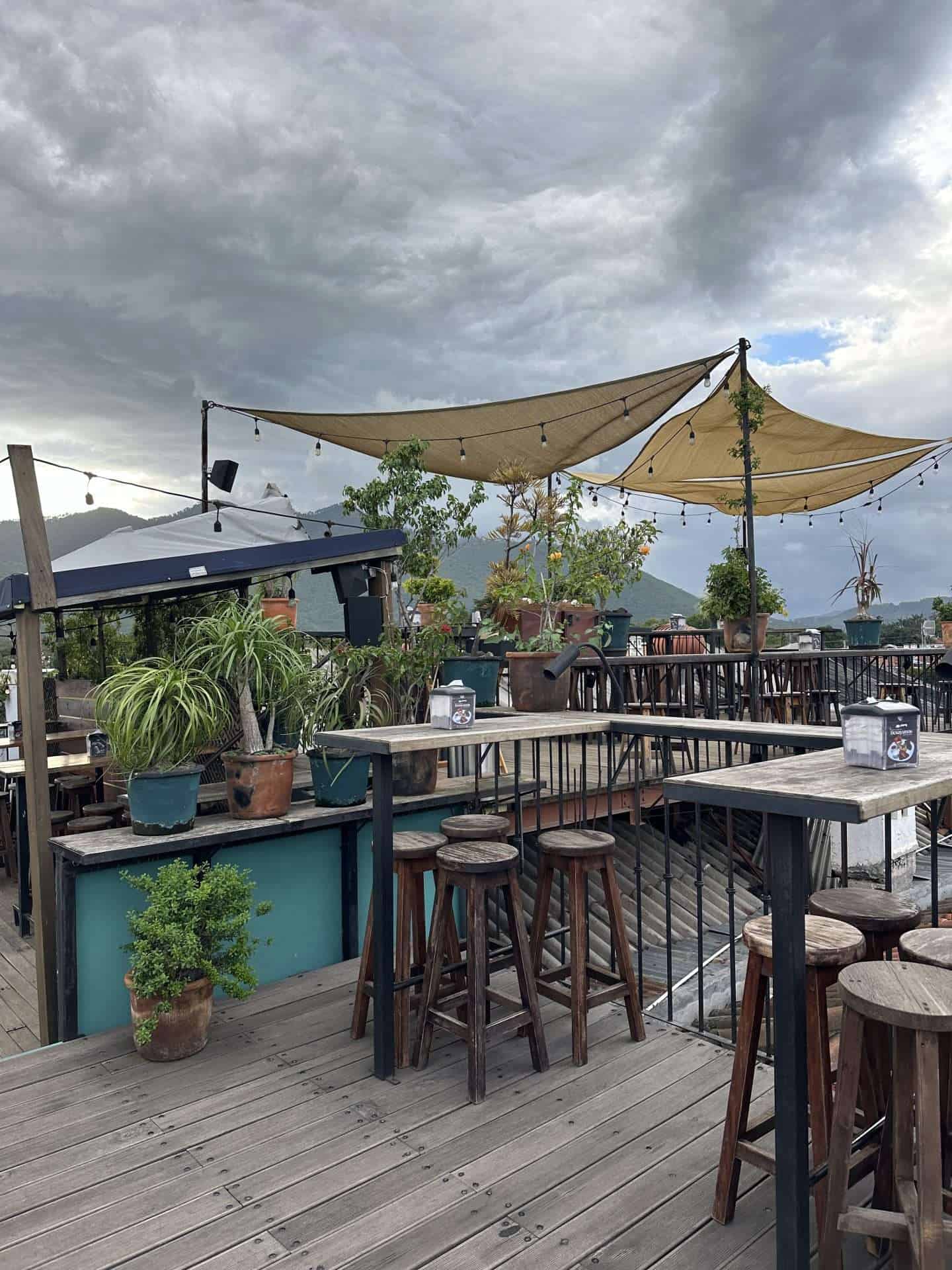 Antigua Brewing Company rooftop - antigua guatemala bars