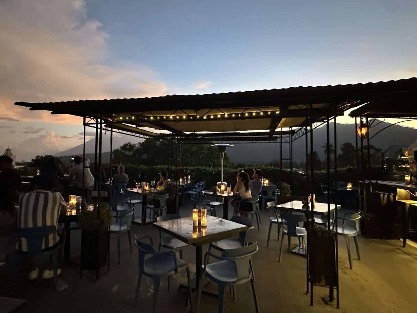 Aqua rooftop - antigua guatemala bars