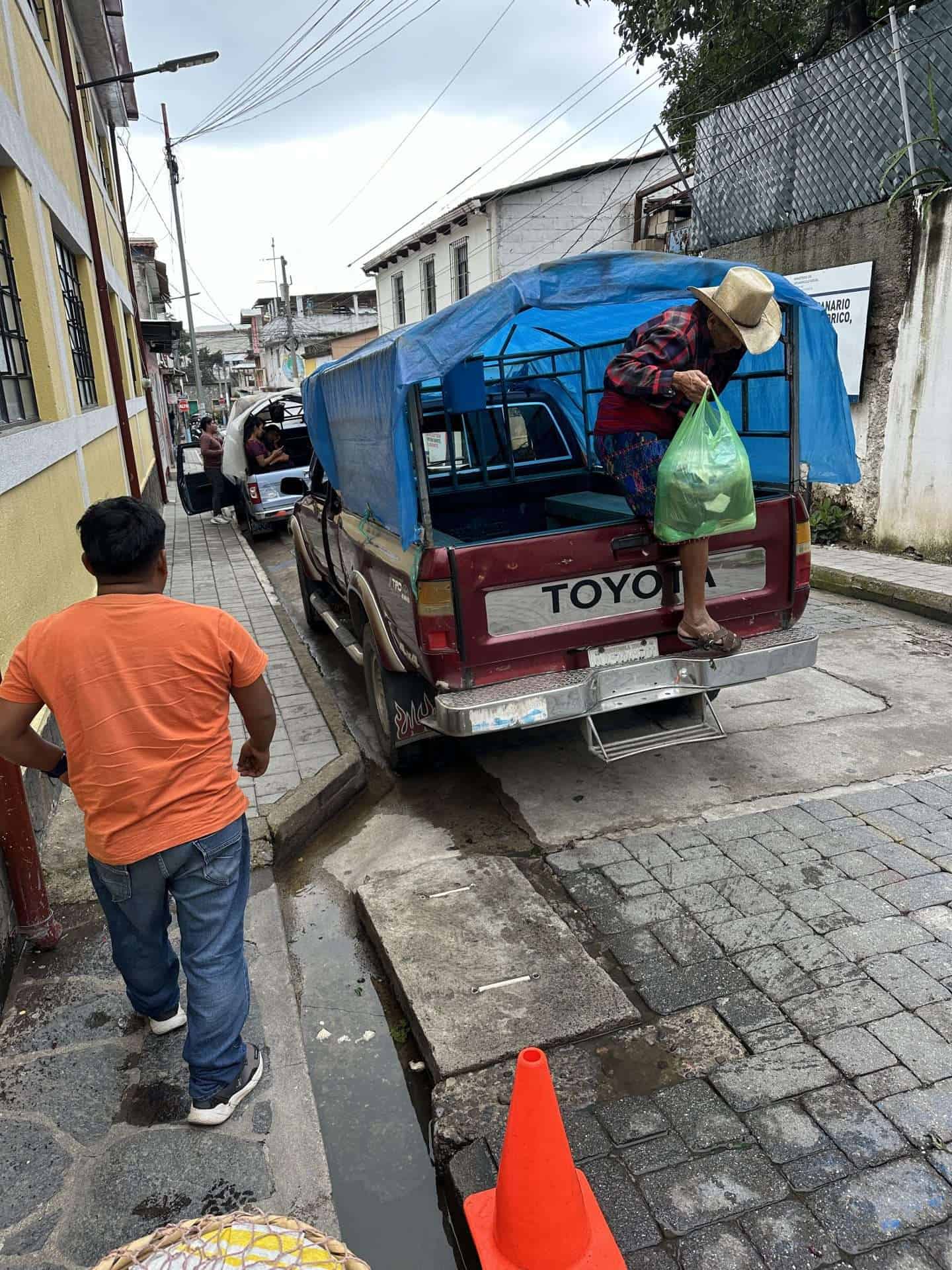 panajachel guatemala taxi truck