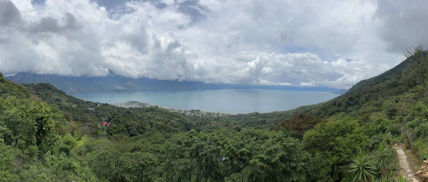 San Pedro La Laguna Panoramic view, Lake Atitlan, Guatemala