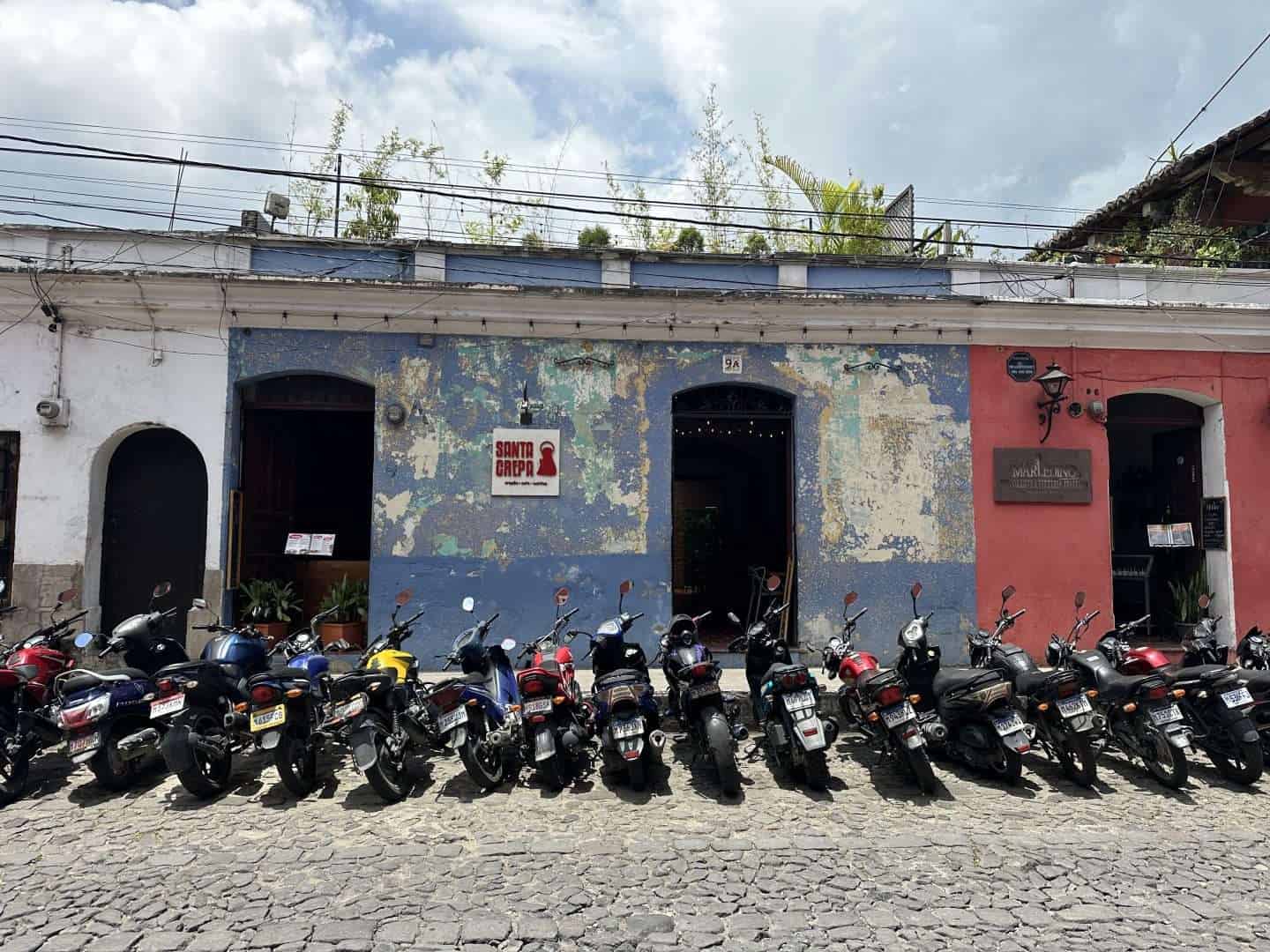 motorbikes in antigua guatemala