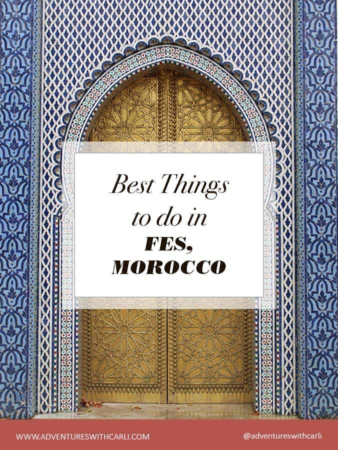 things to do in fes morocco