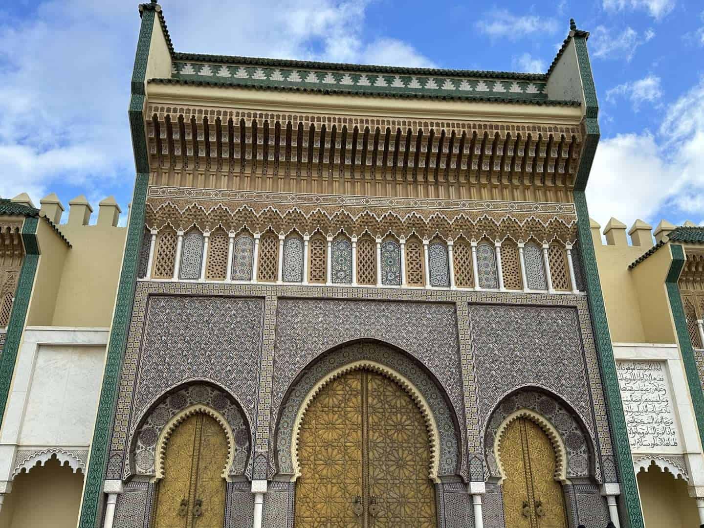 gates of fes royal palace
things to do in fes