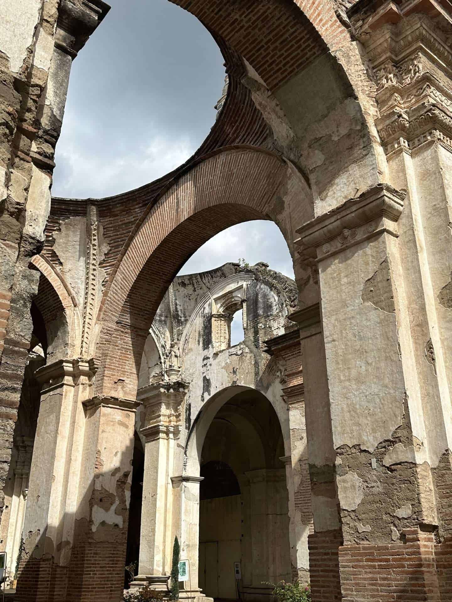 ruins of the cathedral in antigua guatemala