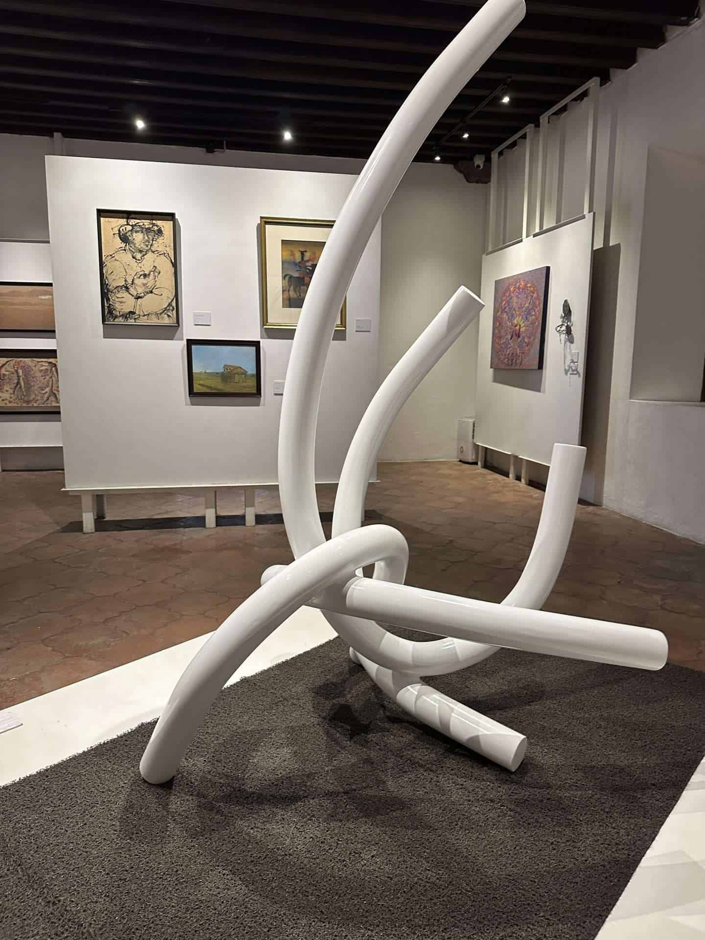 large sculpture in MUNAG in Antigua Guatemala