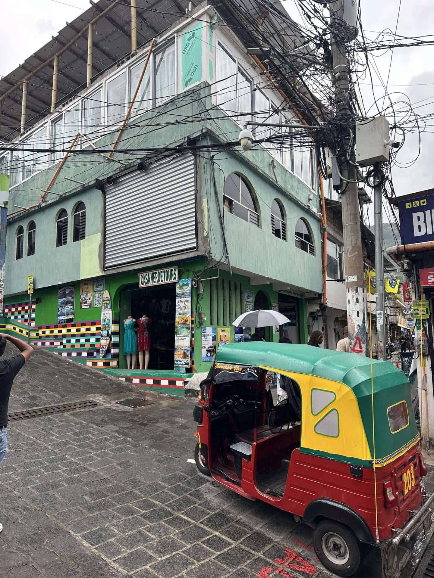 tuk tuk in san pedro la laguna guatemala