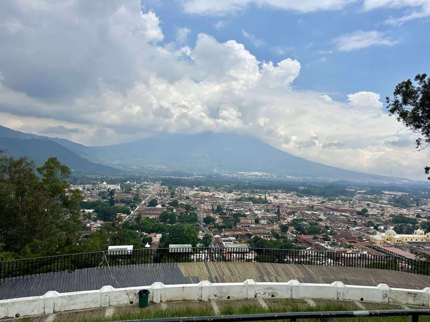 view from cerro de la cruz - things to do in antigua guatemala