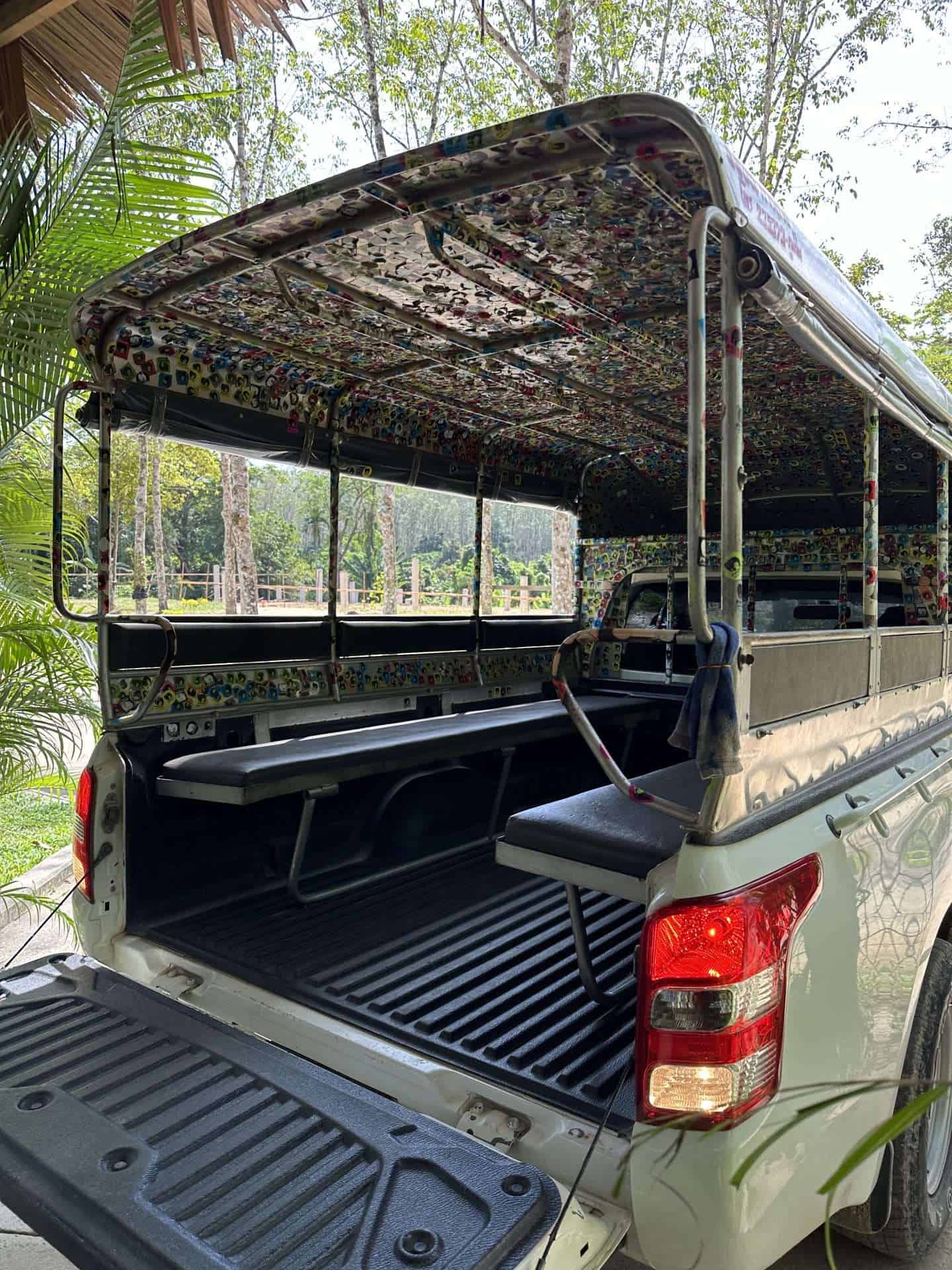 phuket elephant sanctuary truck - best elephant sanctuary in phuket