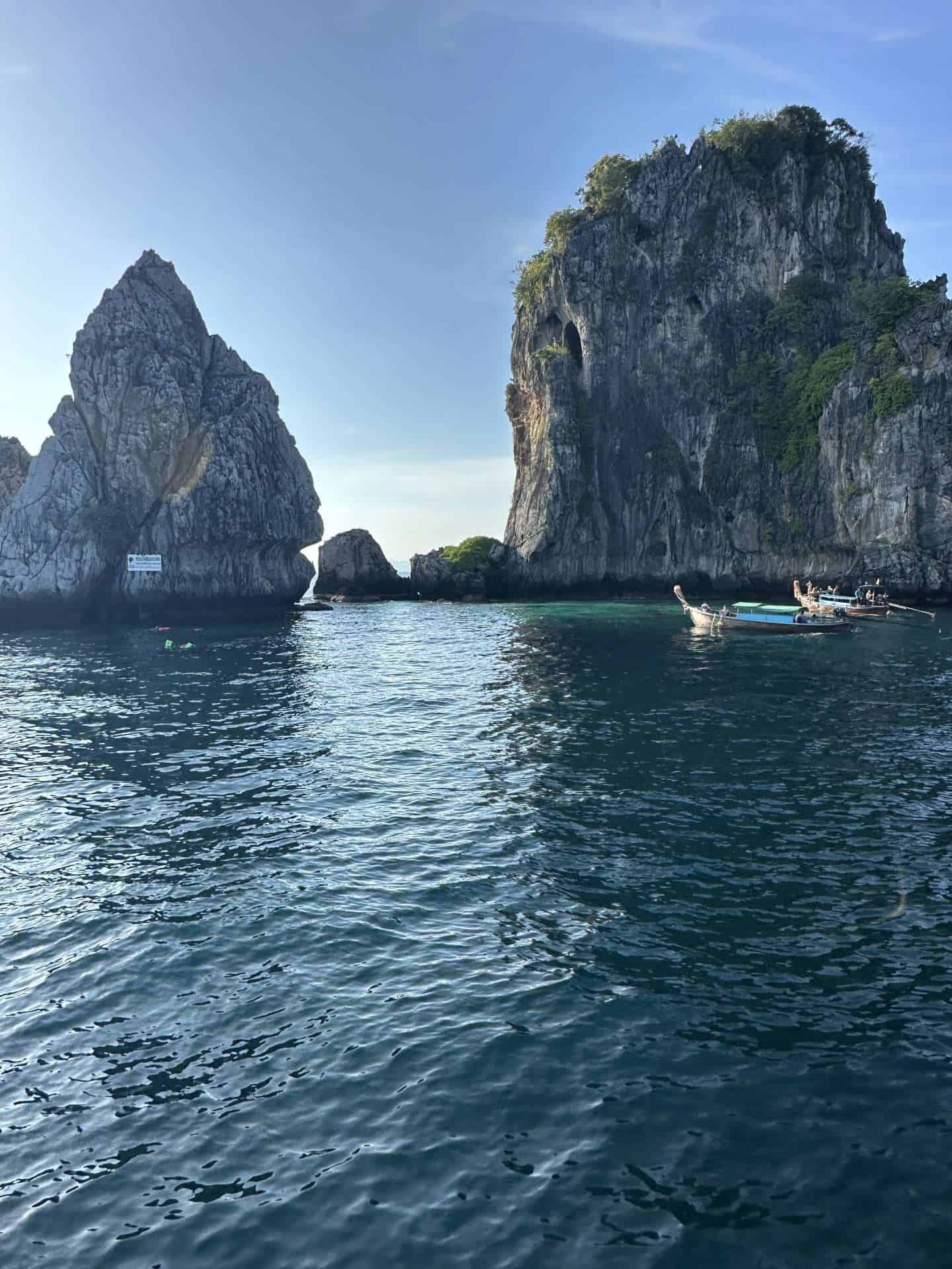 view of koh si in Krabi, krabi sunset tours