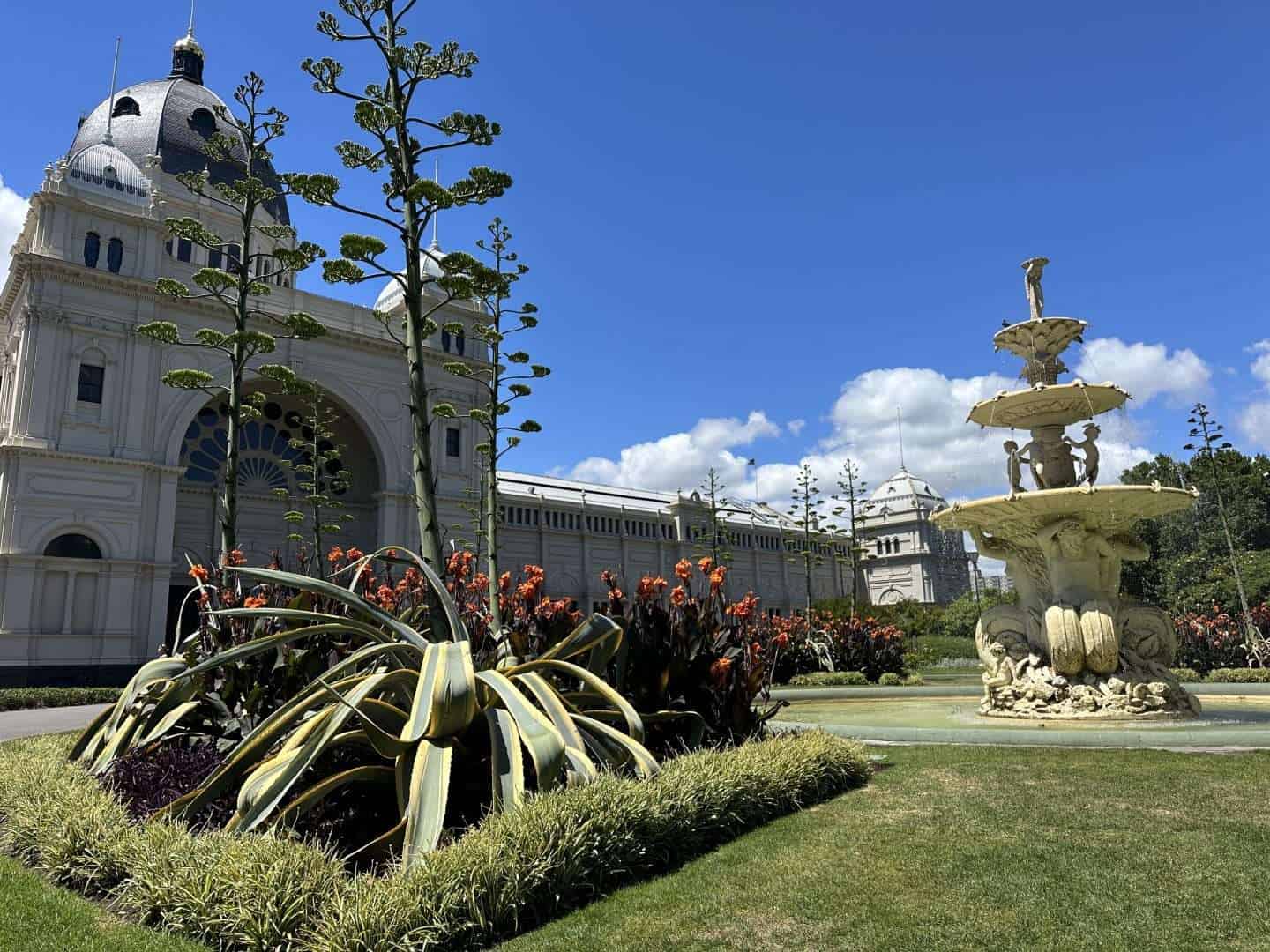 fountain in carton garden melbourne australia