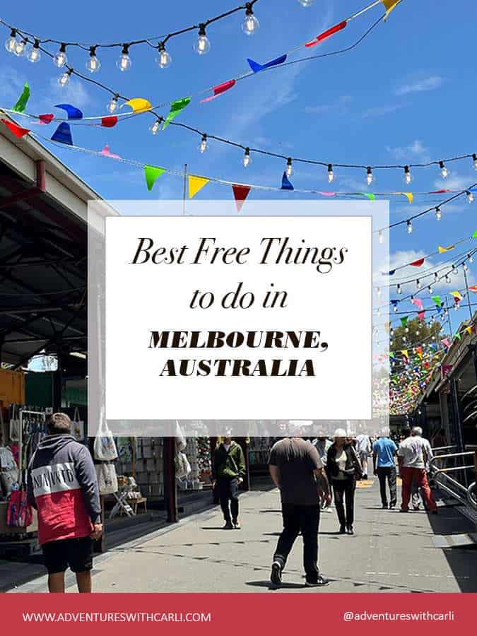 5 of the Best Free Things to do in Melbourne Australia