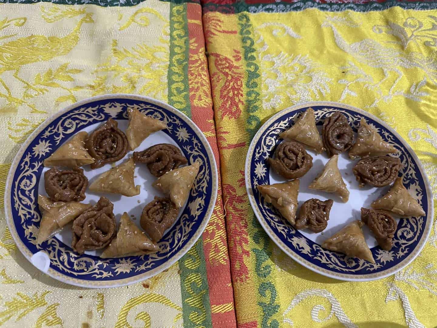 moroccan briwat almond pastries
