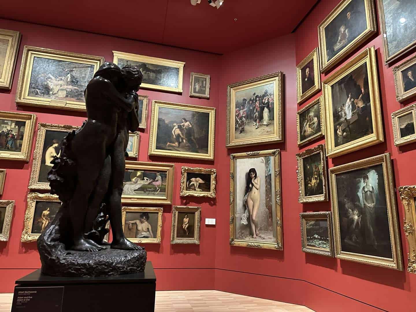 gallery wall at national gallery of victoria - melbourne australia free things to do in melbourne