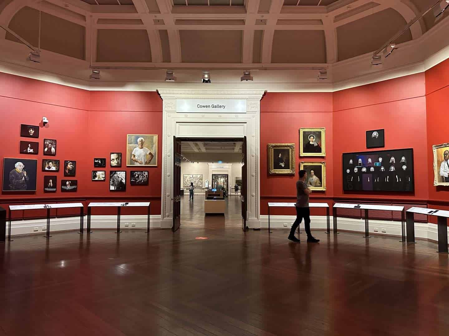 north rotunda gallery, state library victoria, melbourne australia