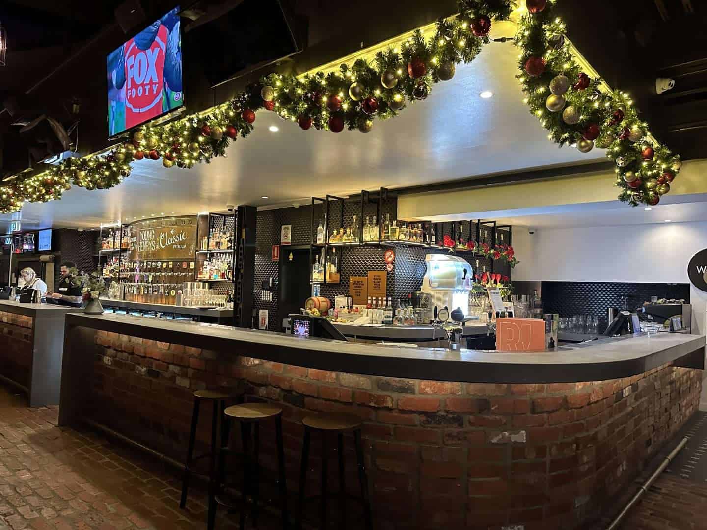 view of osborne hotel bar in fortitude valley brisbane