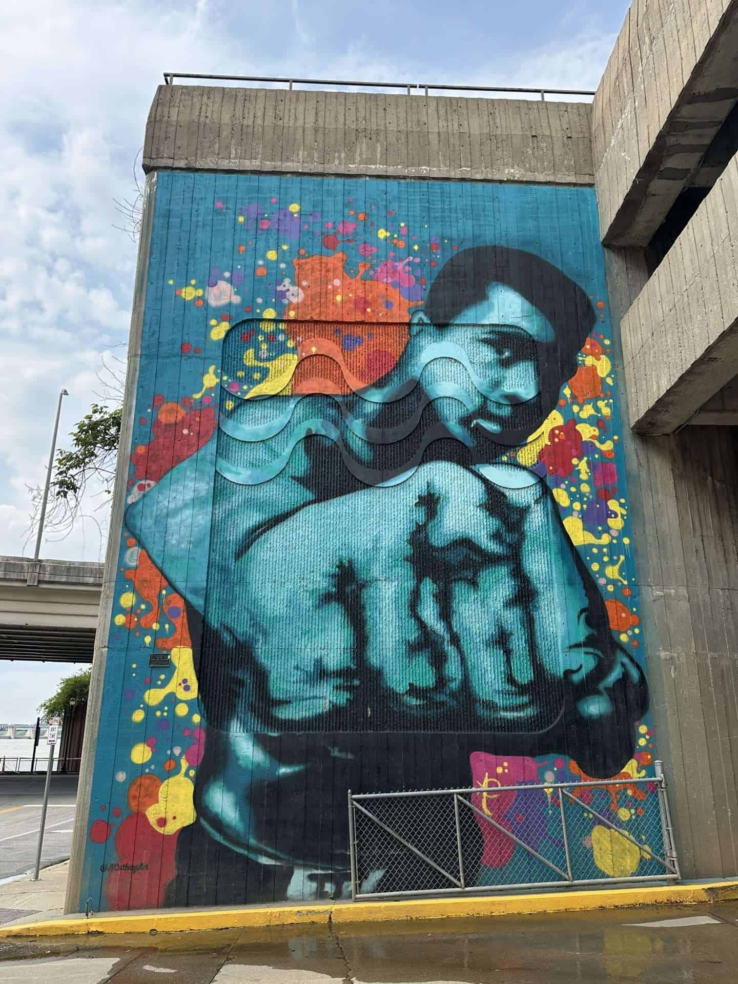 mural of muhammad ali in louisville 