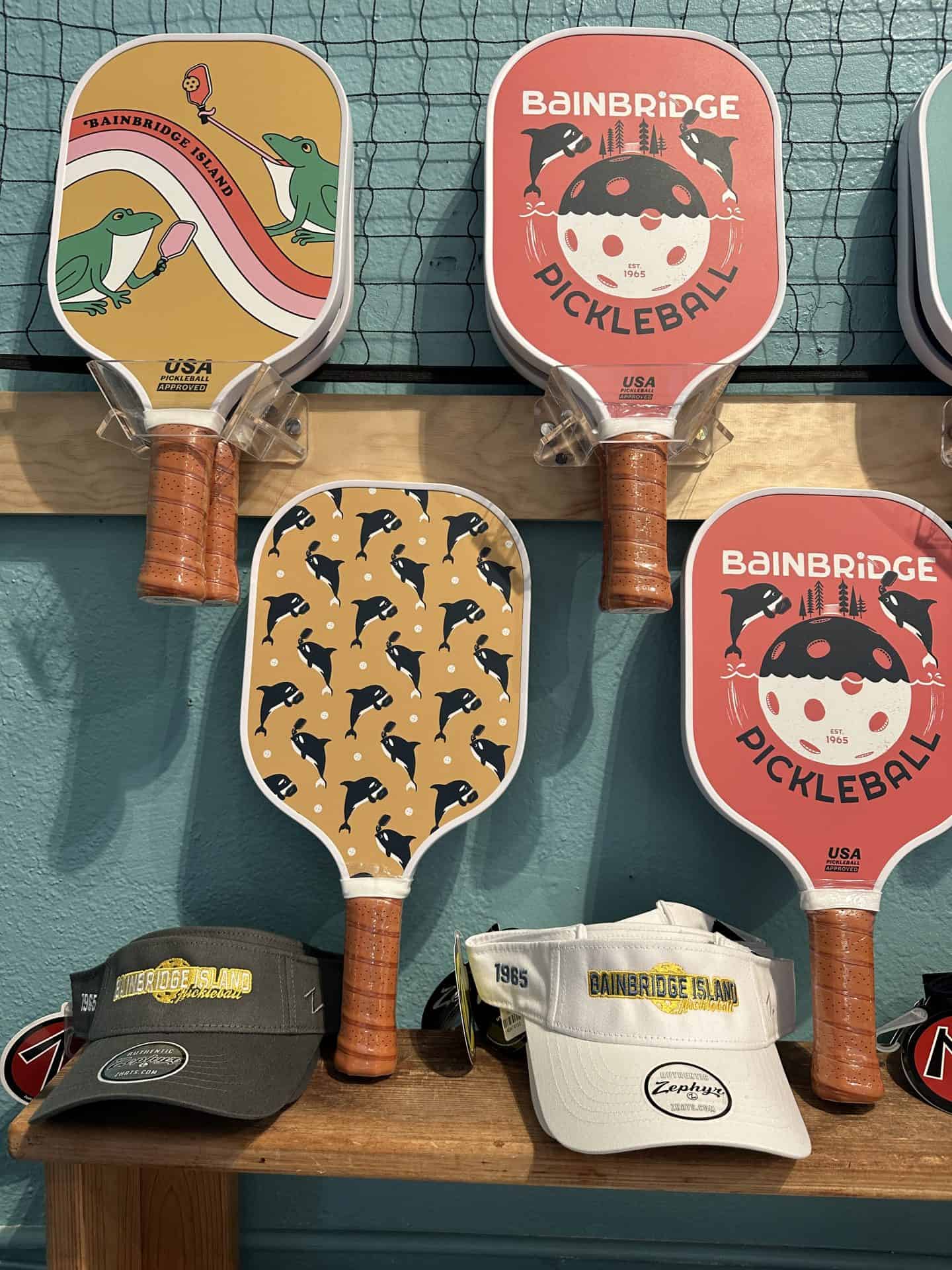 playfully designed pickleball paddles