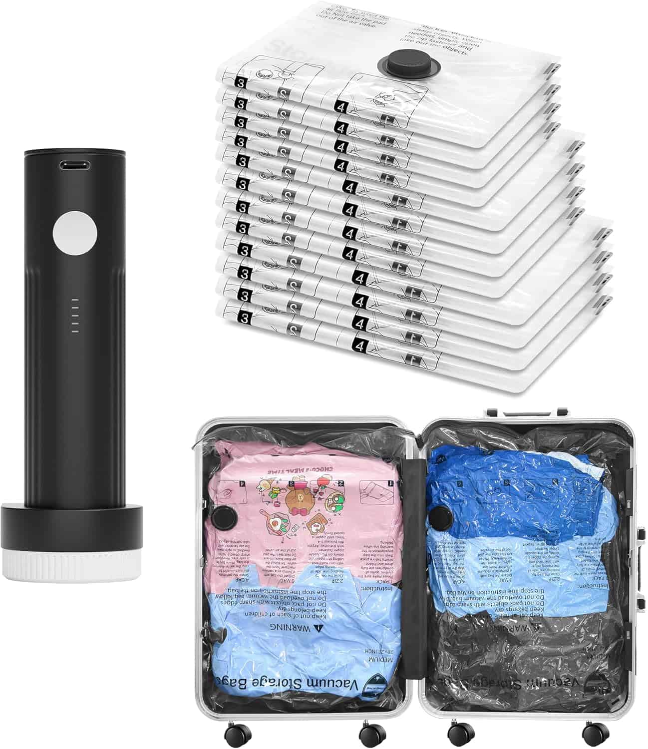 suoco travel vacuum bags