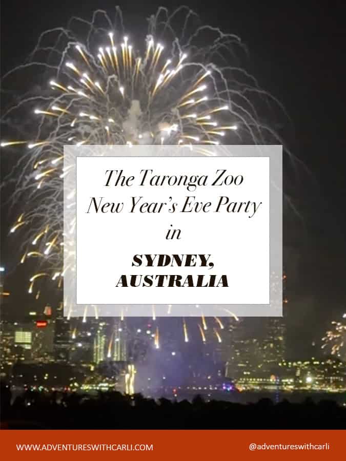 The Taronga Zoo New Years Eve Party in Sydney Australia